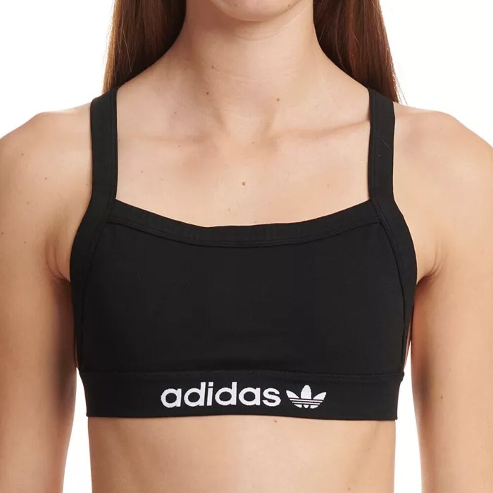 adidas Full Coverage Racerback Sports Bra w/ Removable Pads NWT